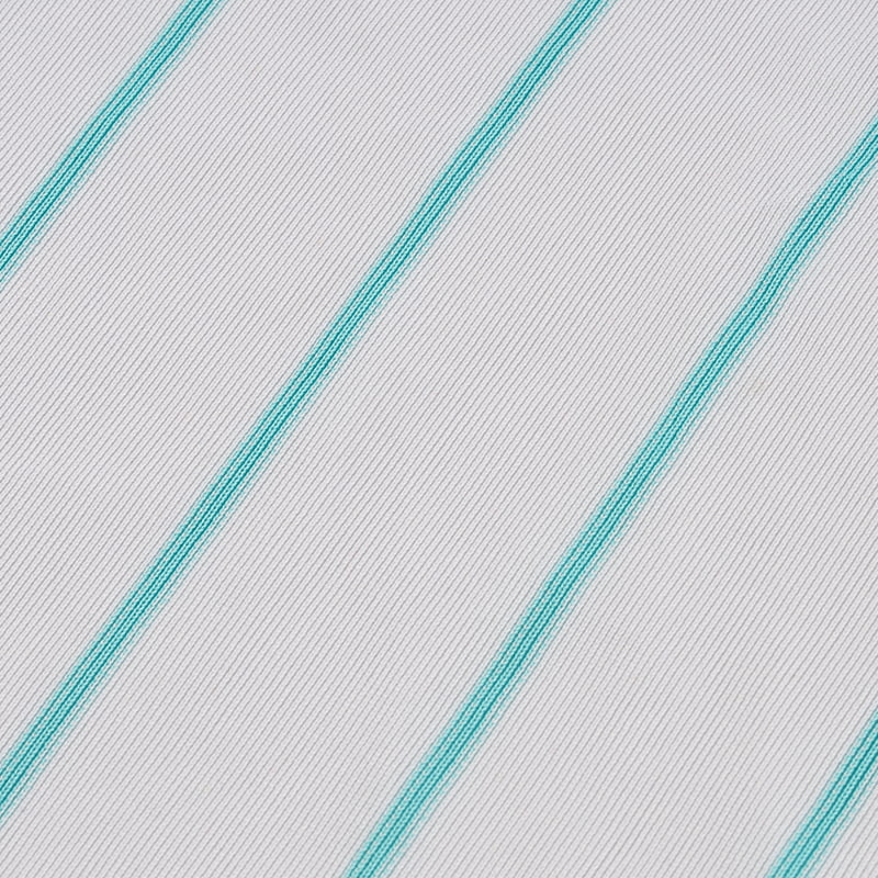 Blue Striped Warp Knit Fabric