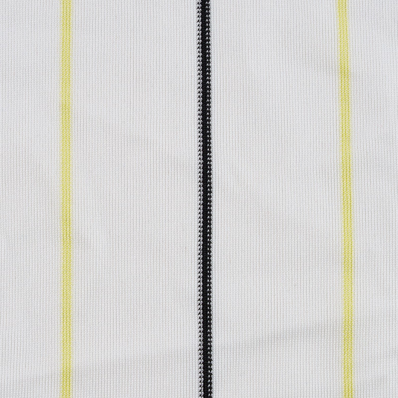 Light Green Striped Warp Knit Fabric