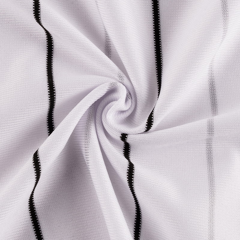 Light Gray Striped Warp Knit Fabric