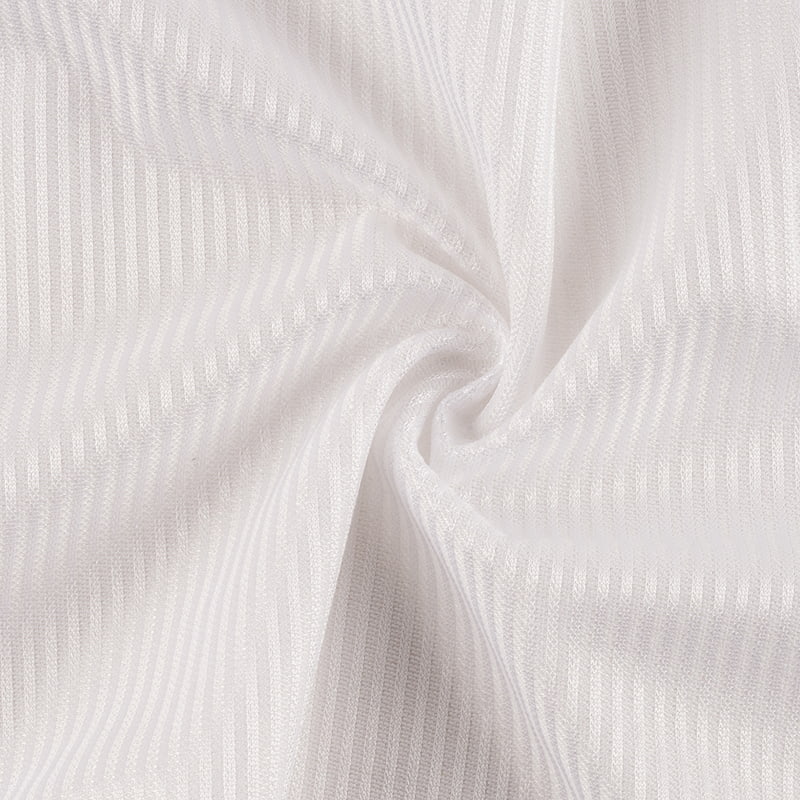Glossy Flat Ribbed Double-Sided Mesh Fabric